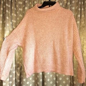 APT 9 Pink Metallic Sparkly Sweater XL
